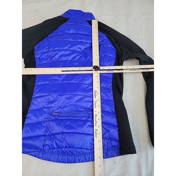 Calvin Klein Performance Puffer Jacket Womens M Purple 90% Down Full Zip Pockets - Picture 10 of 14